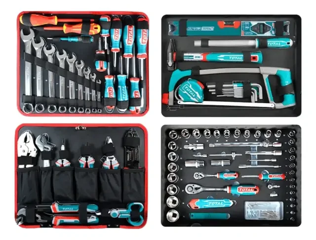 Kit de herramientas 147 piezas + mini motosierra inalámbrica 21V foto 6